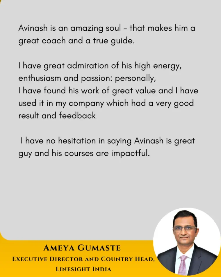 Avinash Anand Singh-testimonials 9